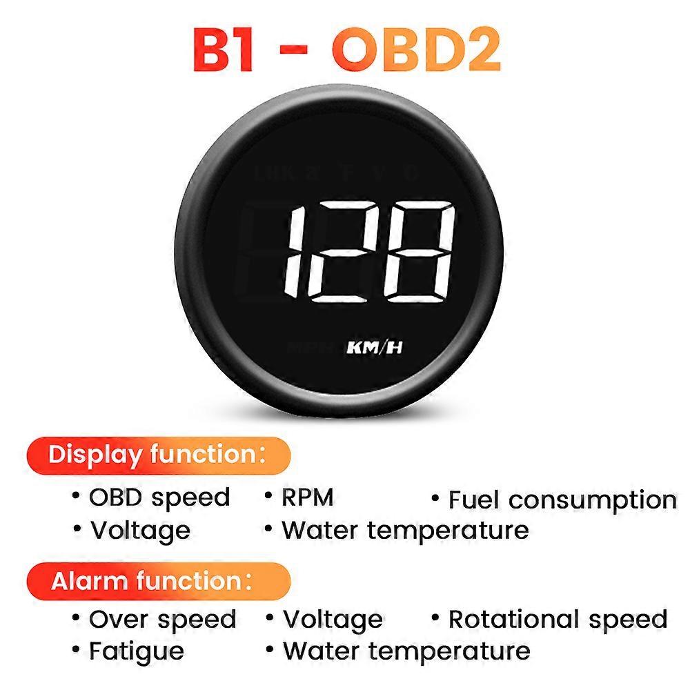 Car HUD OBD2 Fuel Consumption Speedometer  Digital Head Up Display Auto Speedmeter Speed Windshield Car Accessories For All Car