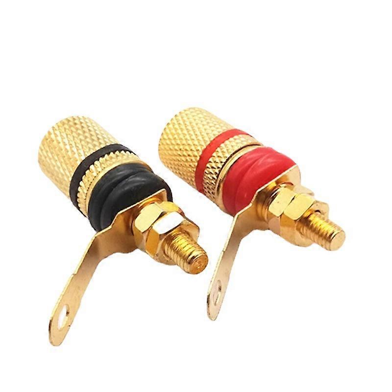 6pcs Speaker Binding Post Banana Jack Amplifier Loudspeaker Banana Jack Socket