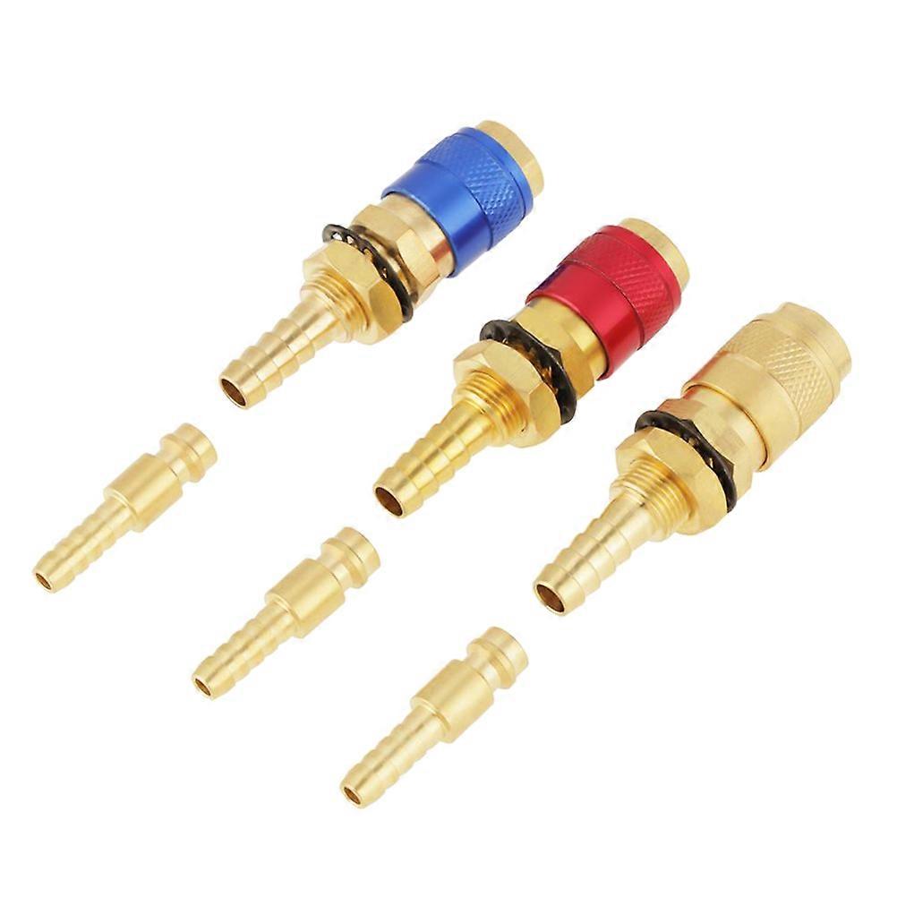 6 Pc Quick Connector Kit Quick Connector Welding Tool Quick Connector TIG Welding Tool Quick Connectors Kit