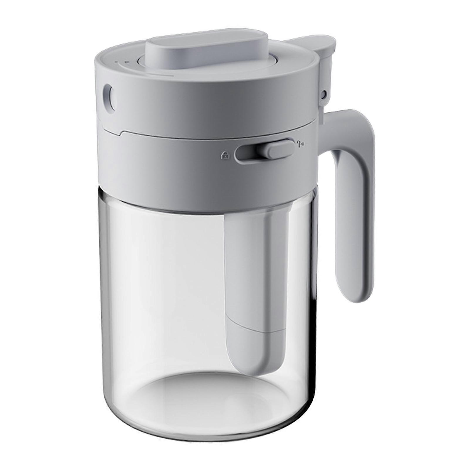 Glass Spice Jar with Spoon Locking Design Airtight Lid Multifunctional Seasoning Container for Spices Salt Sugar Jikaix