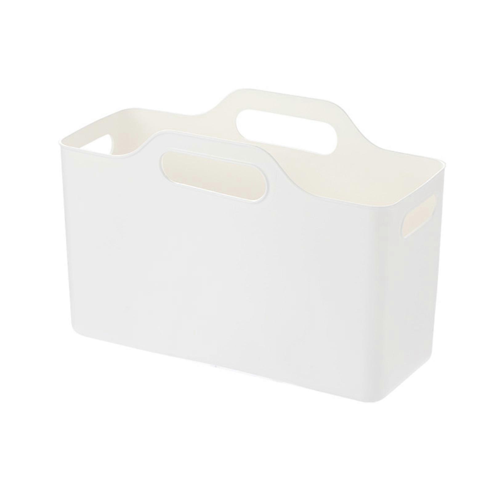 Shower Caddy Basket Storage Box with Handle Large Capacity Smooth Edge Burr-Free Sundries Storage Organizer Case Jikaixiang