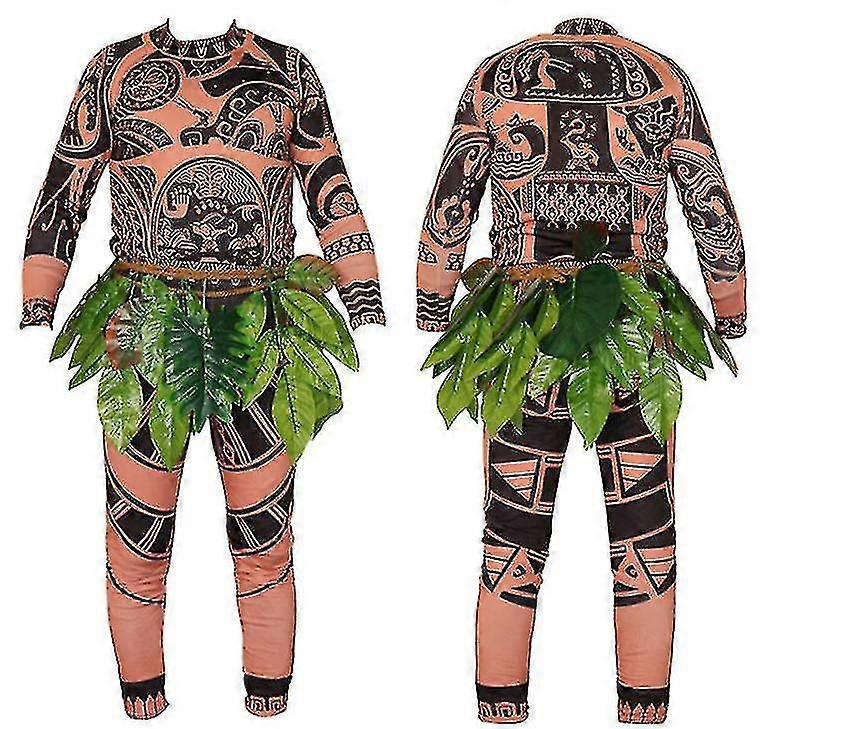 モアナマウイタトゥースーツキッズCostume_y高品質