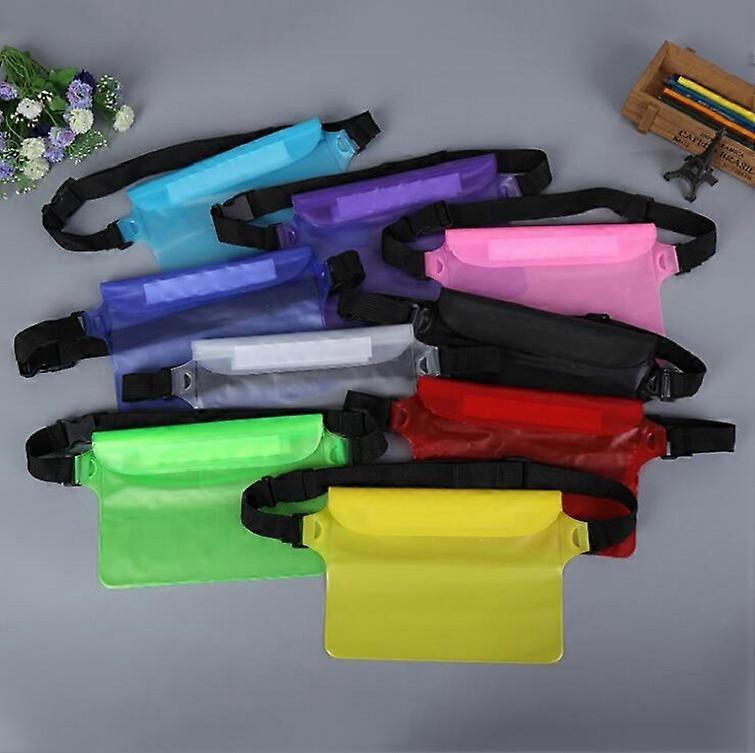 Waterproof Pouch Bag, Waterproof Dry Bag for Phone and Keys with Adjustable Waist Strap, Waterproof Wallet (D-V2)