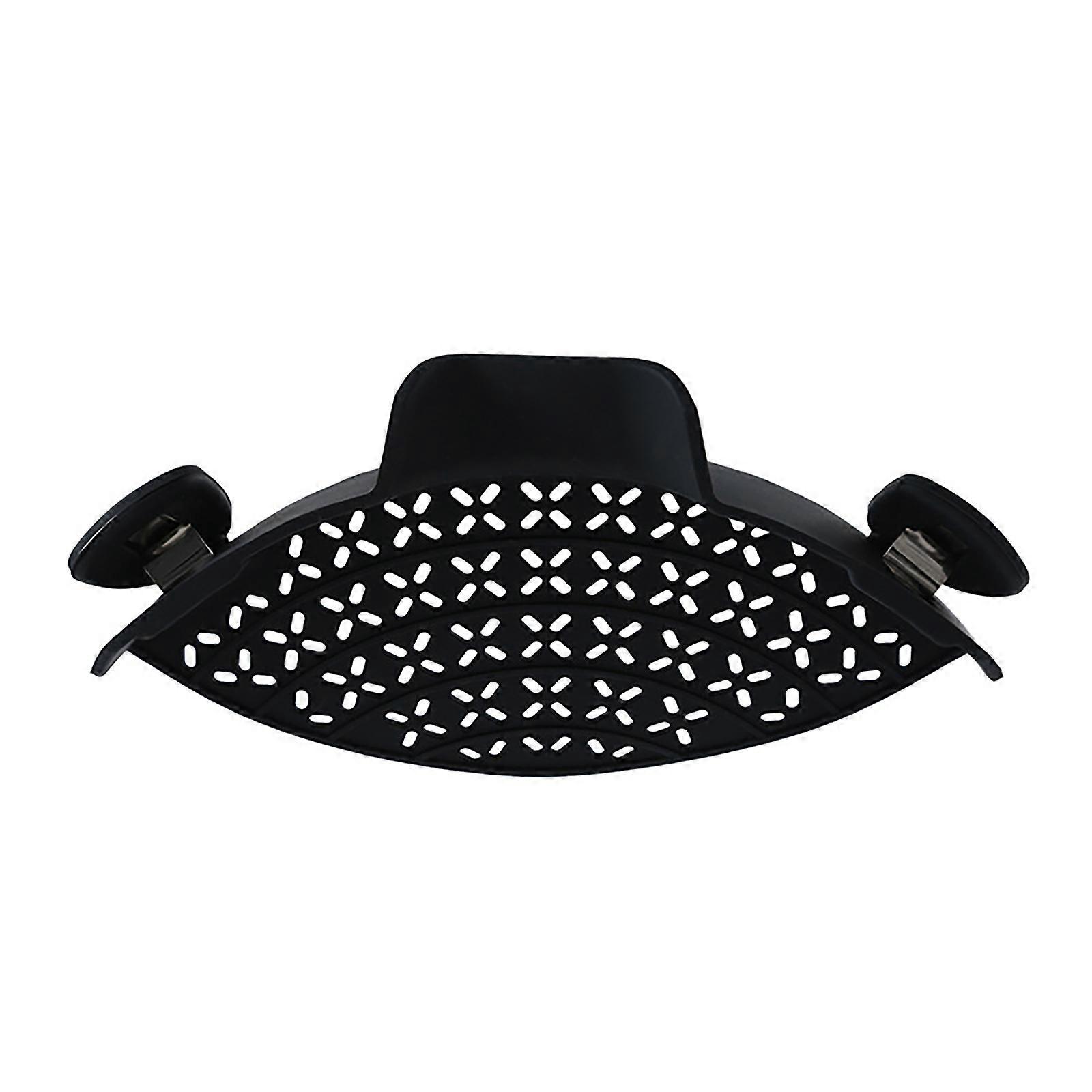 Küchen-Silikon-Clip-Sieb-Abfluss-Rack Anti-Spill-Pasta-Topfsieb Lebensmittelqualität Reisfruchtsieb Sieb Waschsieb