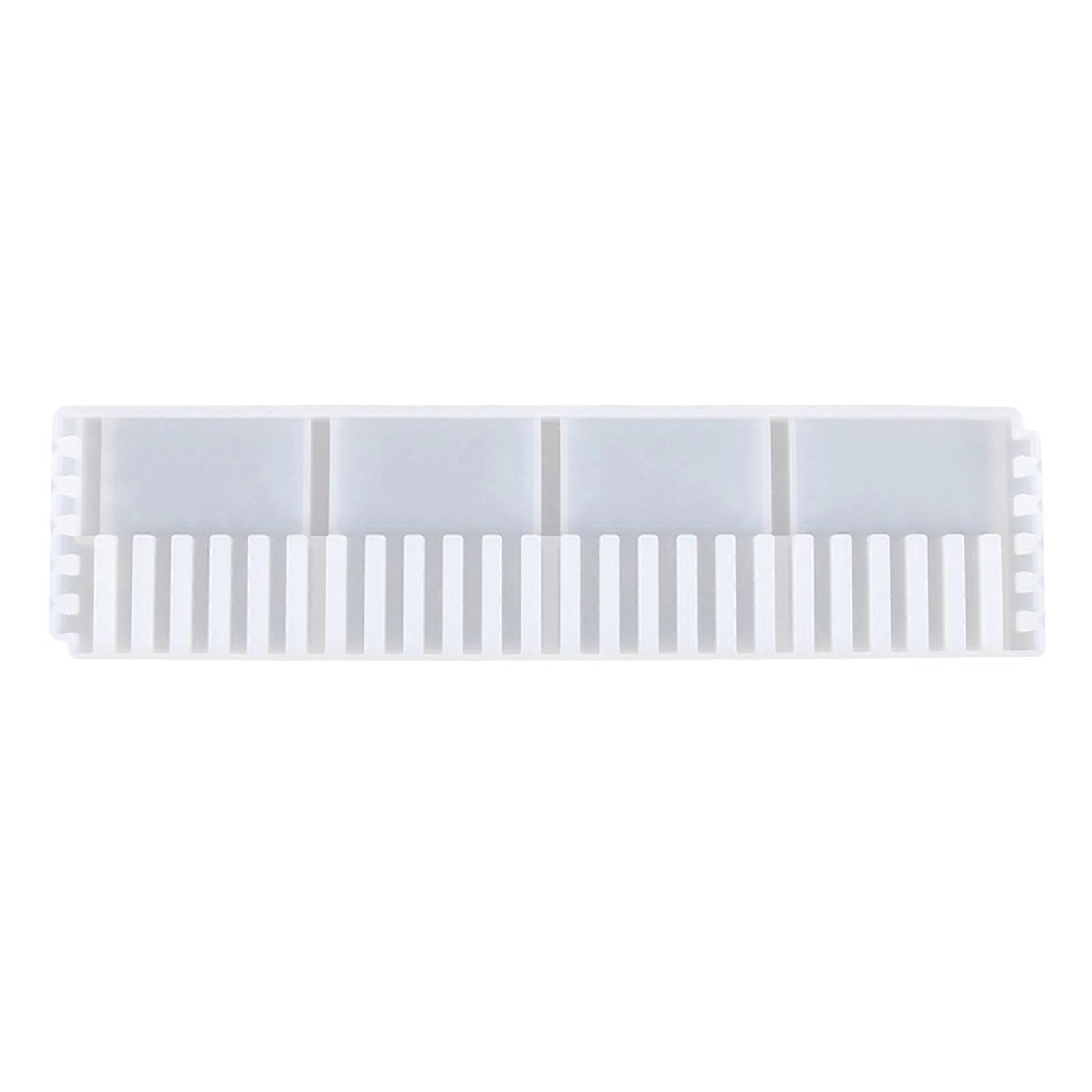 Serrated Comb Shape Frame Silicone Mold Fixed Frame Rectangle Incense Box Mould