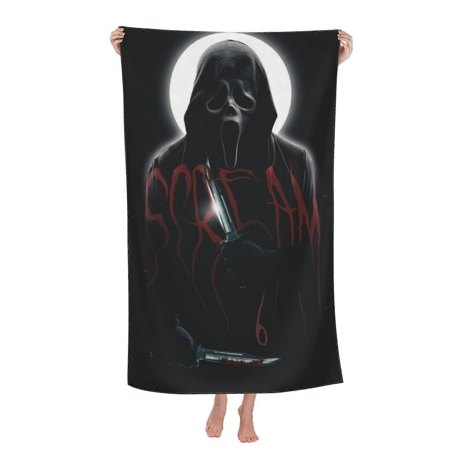 i306Ghostface Killer Scream Bath Towel xYJ3955