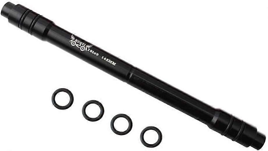 Black Aluminum Conversion Fork Adapter 12mm Front Thru Axle to 9mm Quick Release Mountain Bike Thru Axle Hub Adapter