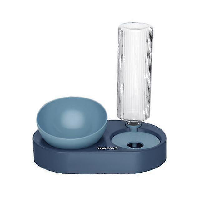 bowls automatic food water feeder double bowl stand dispenser