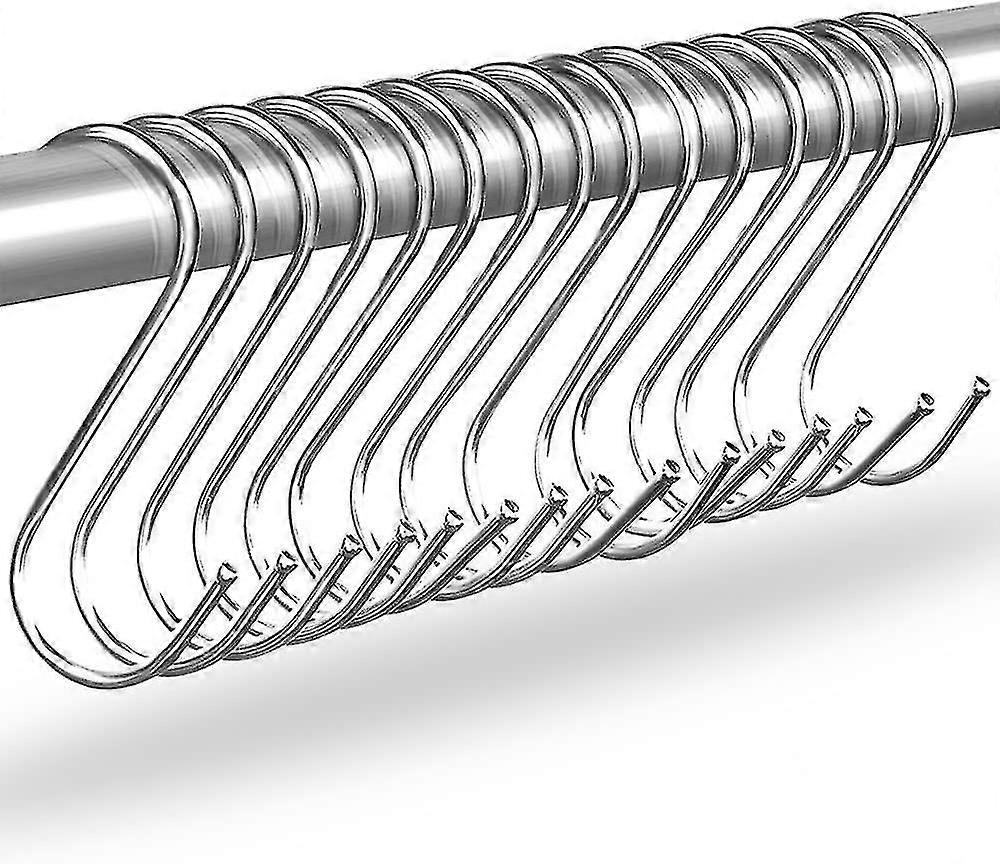 15 PC στρογγυλά S διαμορφωμένα γάντζοι κρεμώντας κρεμάστρες αγκιστριών κουζινών στο γυαλισμένο