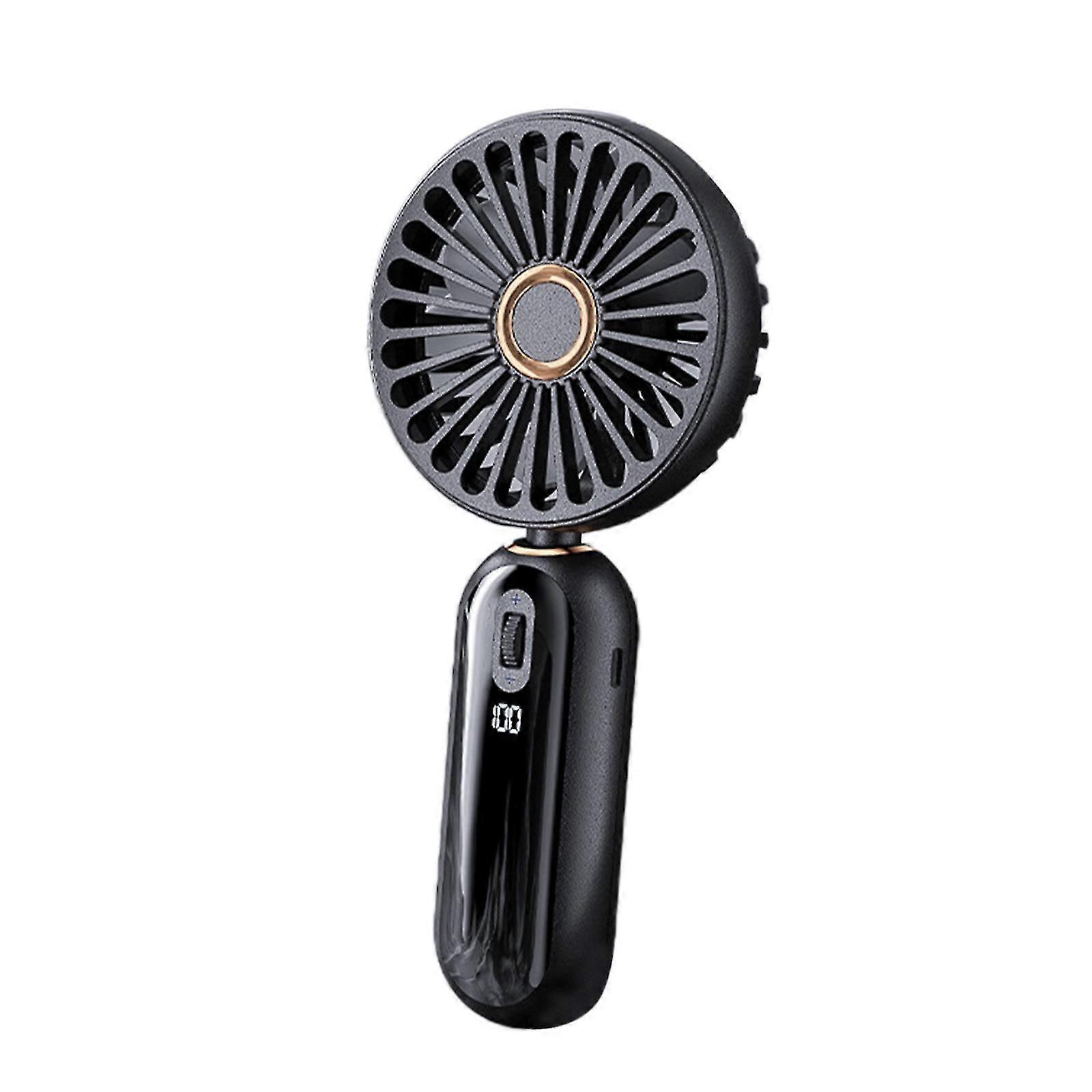 New 100 Speed Handheld Fan USB Charging Small Fan Desktop High-speed Large Capacity Small Fan