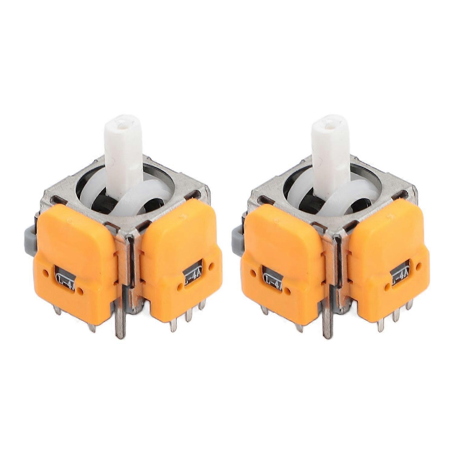 2PCS Joysticks Replacement for SWITCH PRO Controller ABS Metal Hall Effect 3D Analog Sensor Joystick