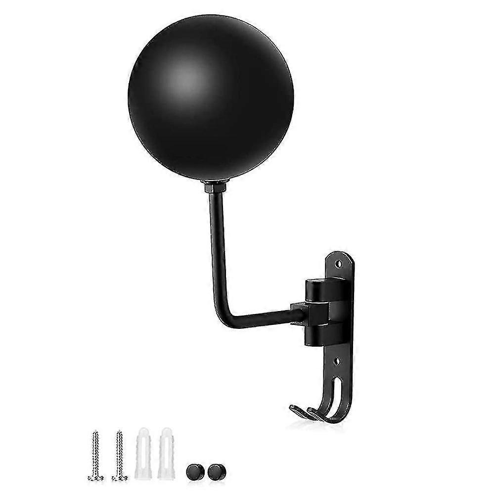 180 オートバイヘルメットラック、回転式メタルヘルメットホルダー壁マウント、2つのフー付きヘルメットホルダーバイク