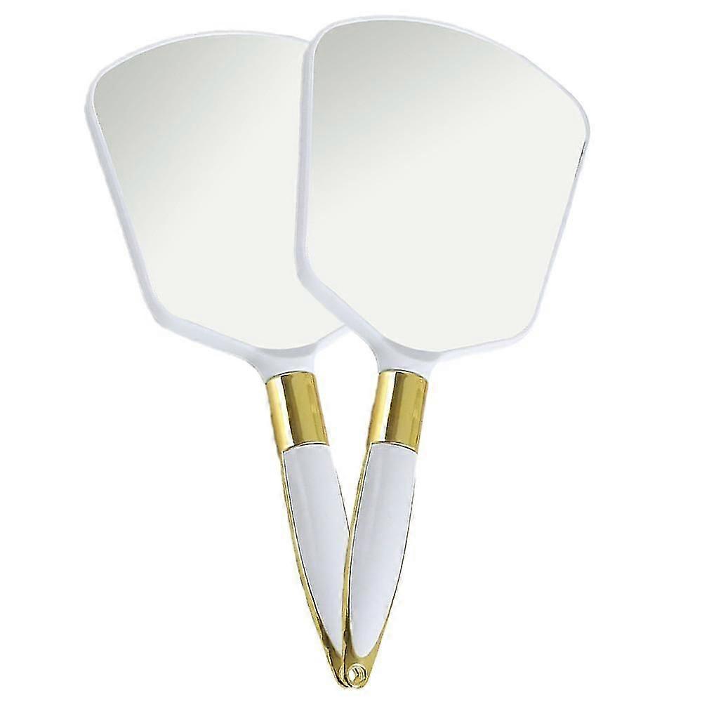 Handheld Mirror With Handle, For Vanity Makeup e Salon Travel Use