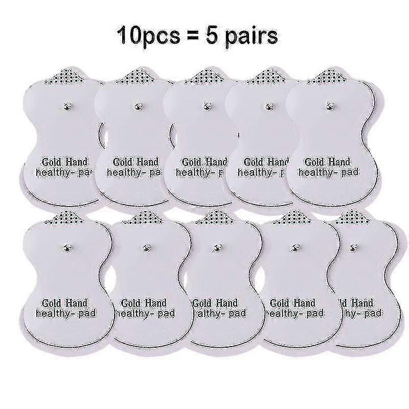 Massagers self adhesive replacement tens electrode pad 10pcs 5.5X8cm