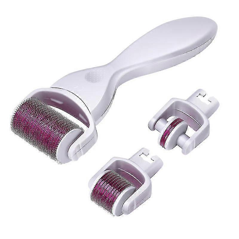 Derma Roller Set, Huidverzorgingstool voor micro-needling, set van drie derma rollers