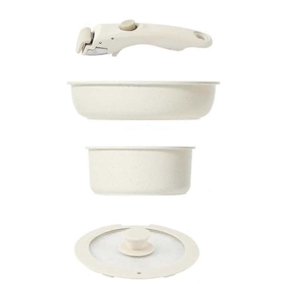 Nonstick Kitchen Cookware Set with Removable Handle, Safe for Oven Use,Pots and Pans Set for All Cooking Needs