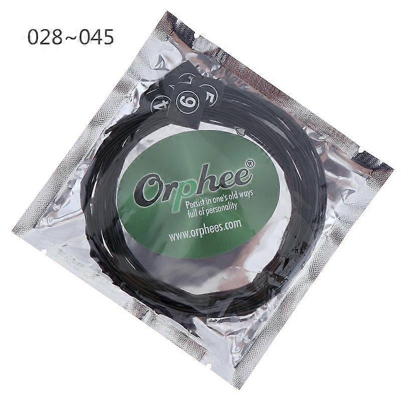 6Pcs/Set Classic Guitar String 028-045 Color Plated Wire with Great Tone & Hard Tension