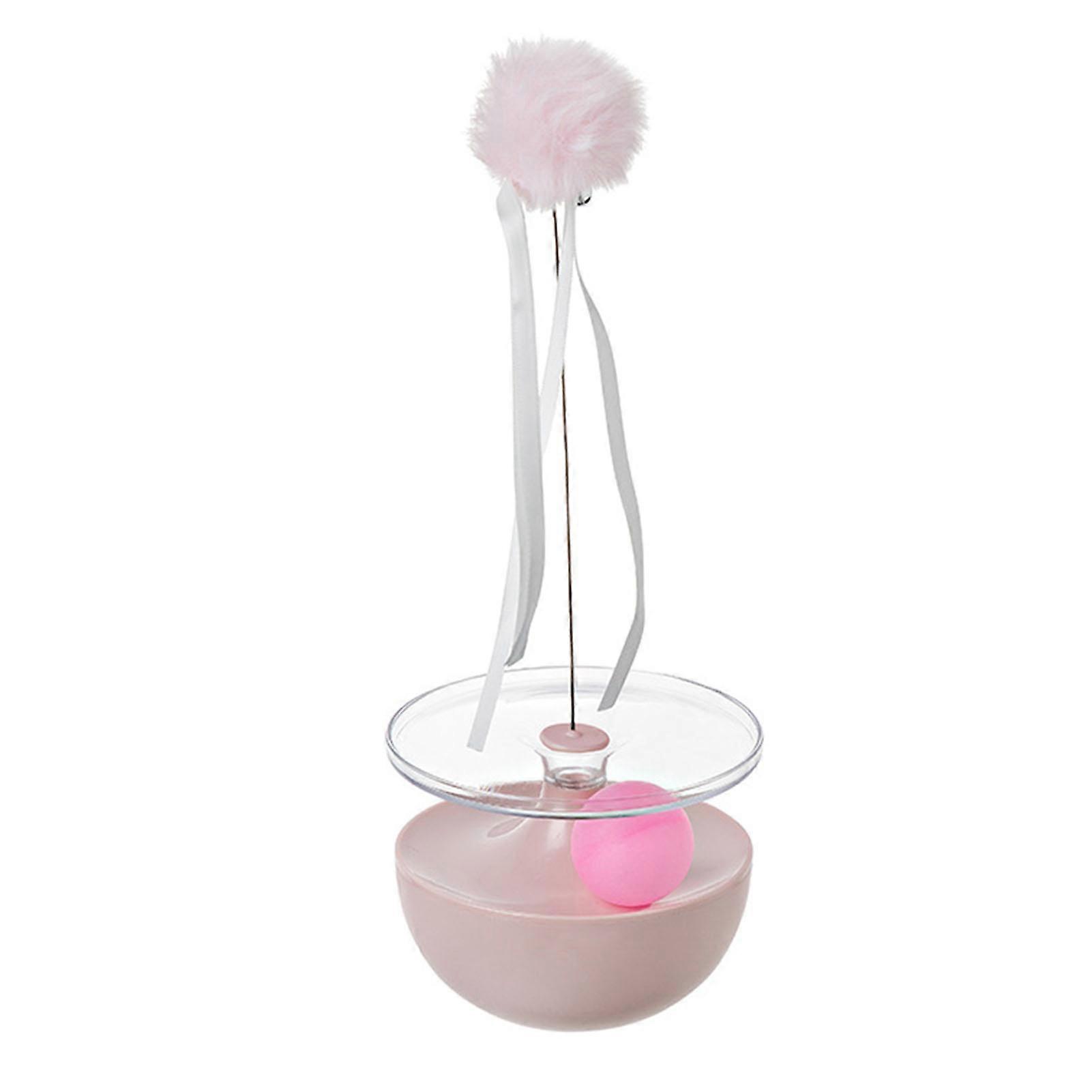 Cat Teaser Wand Toy for Boredom Relief, Interactive Stick with Ball for Indoor Cats
