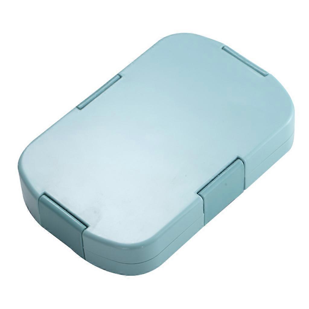 Multi-Partition Meal Lunch Box Portable Leakproof Lunch Containers Leak Proof Sealed Bento Box Insulation Meal Container  Blue