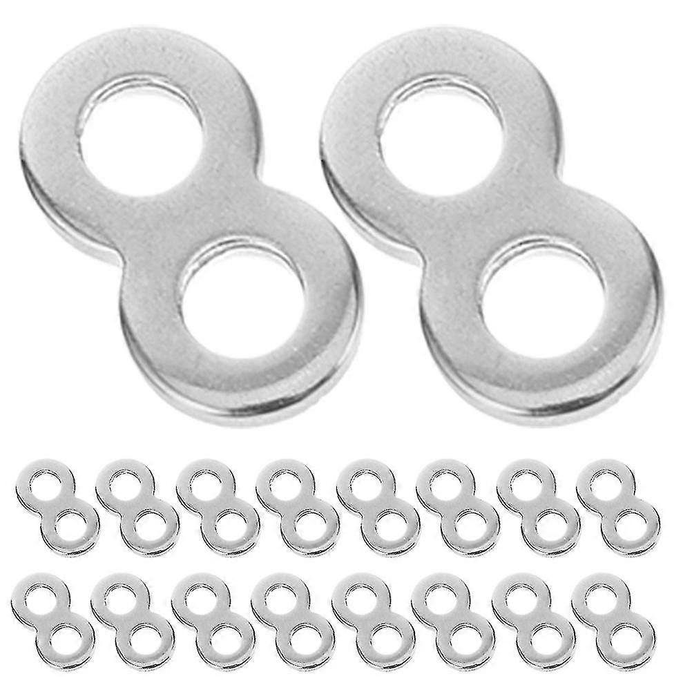 Fixations de table Figure 8 en acier inoxydable de 100 pices, connecteurs de table