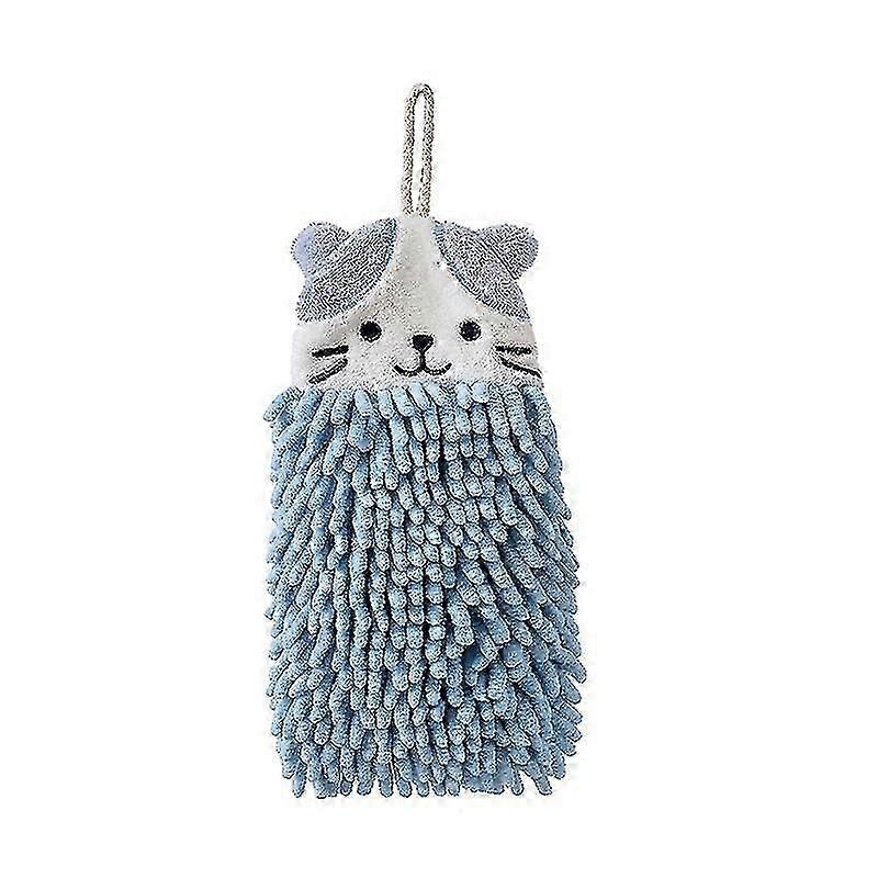 Cute Animal Hand Towels Set, Soft & Plush Microfibre Hand Towel Quick-drying Super Absorbent Towels With Hanging Loop For Kitchen And Bathroom(2pcs, Y