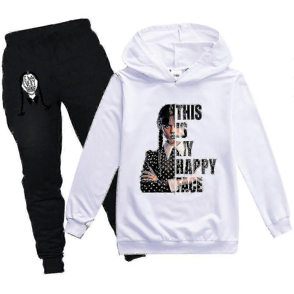 Mercoledì Felpa con cappuccio per bambini Pacchetto unisex Addams Felpa Abbigliamento