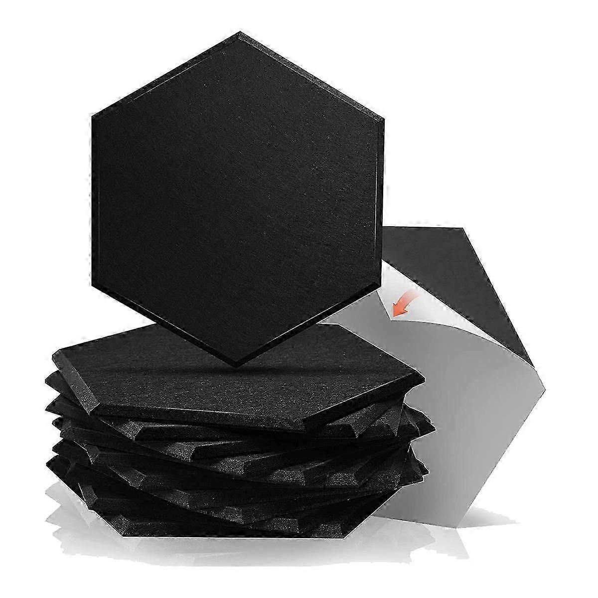 12 Pack Acoustic Panels,Self-Adhesive Acoustic Panels,Sound Proof Foam Panels,Soundproof Wall Panel