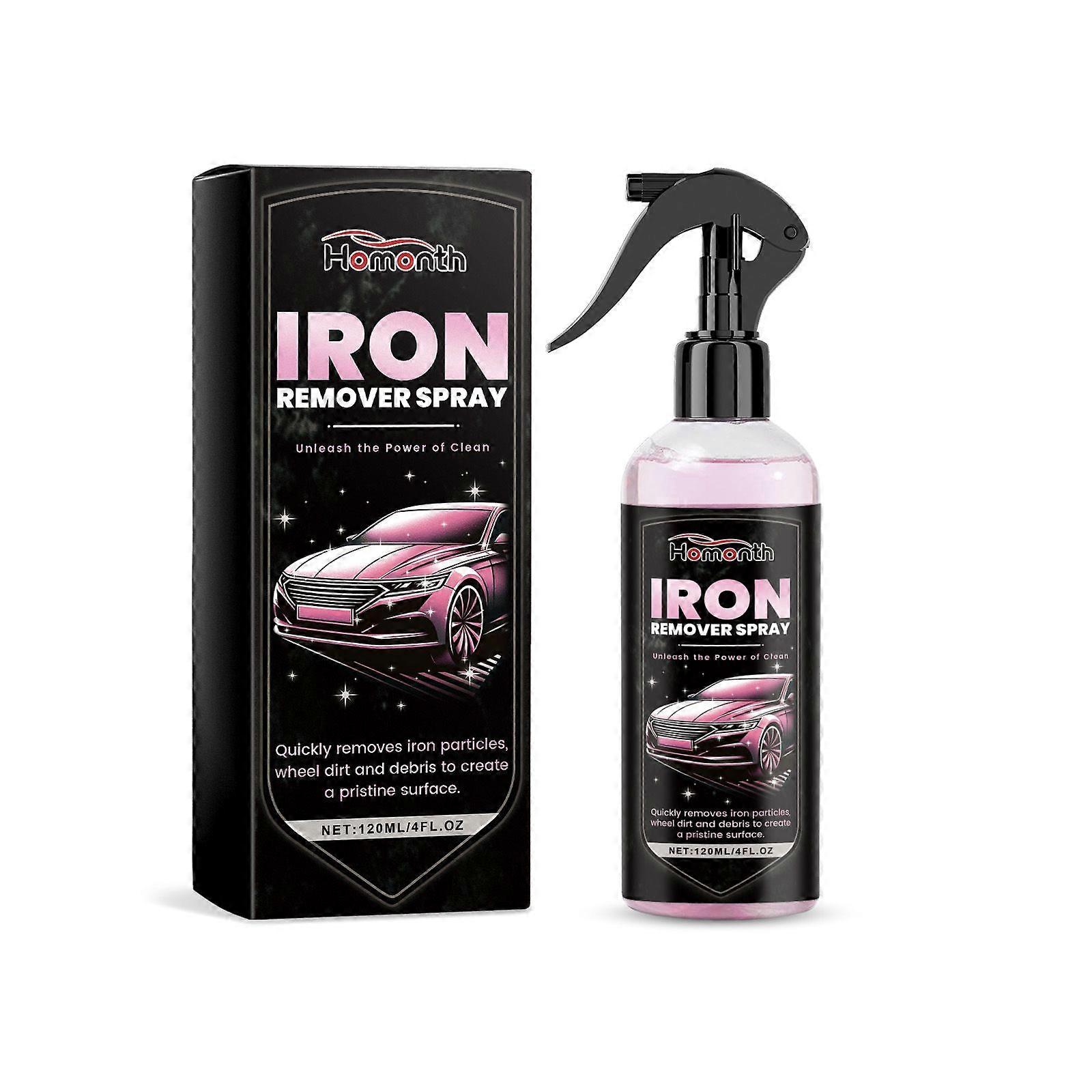Homonth Iron Remover Spray, Vehicle Rust Polishing Cleaning Decontamination Care Multi~Purpose Maintenance Agent No.90670