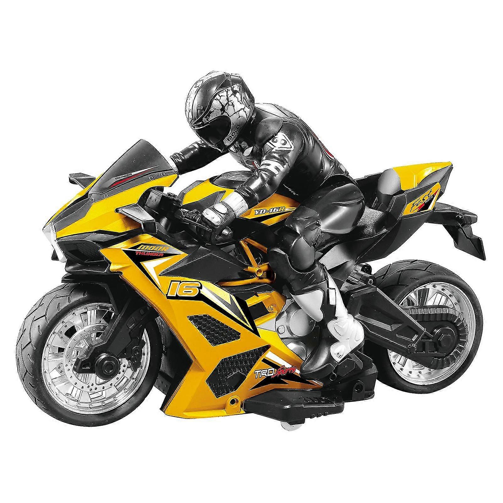 RC Car for Kids 50M Remote Control 2.4Ghz High Speed Stunt Motorcycles USB Rechargable Toy for