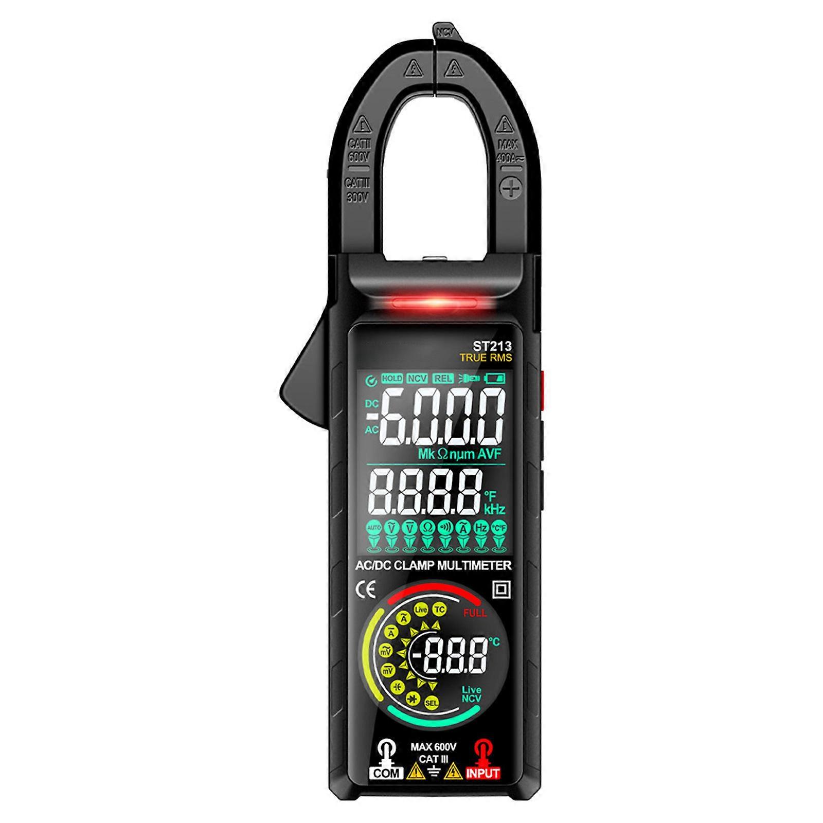 ANENG 6000 Counts MultIi Tester Multimeter with Backlit Electrican Tool for Testing Clamp Meter  Black
