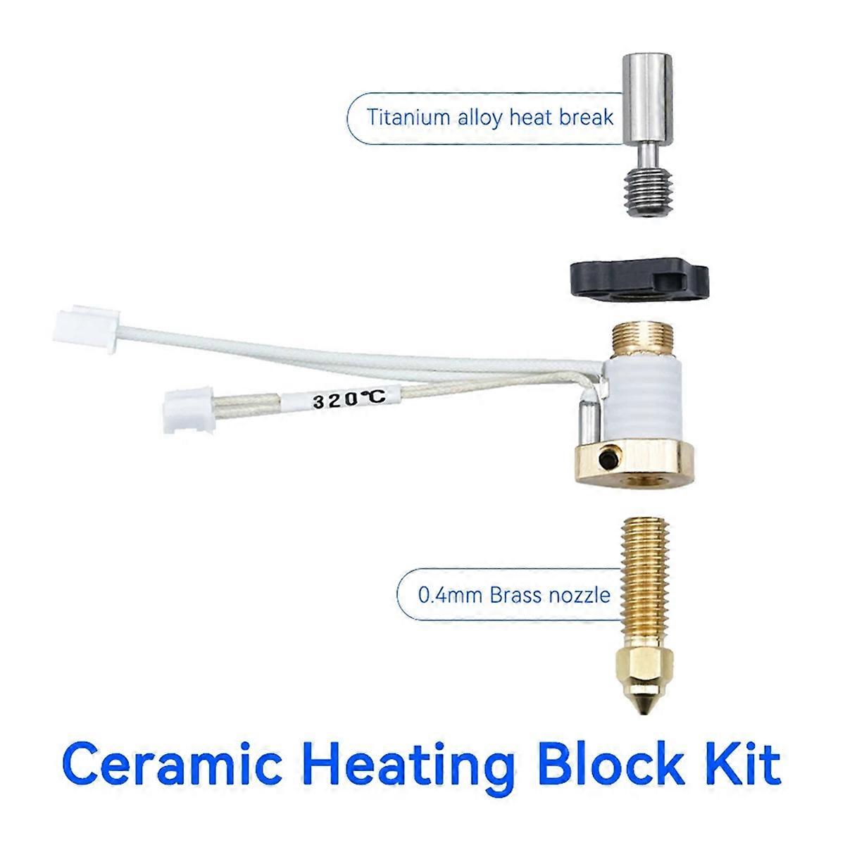 Ceramic Heating Block for K1/K1 MAX 3D Printer, A