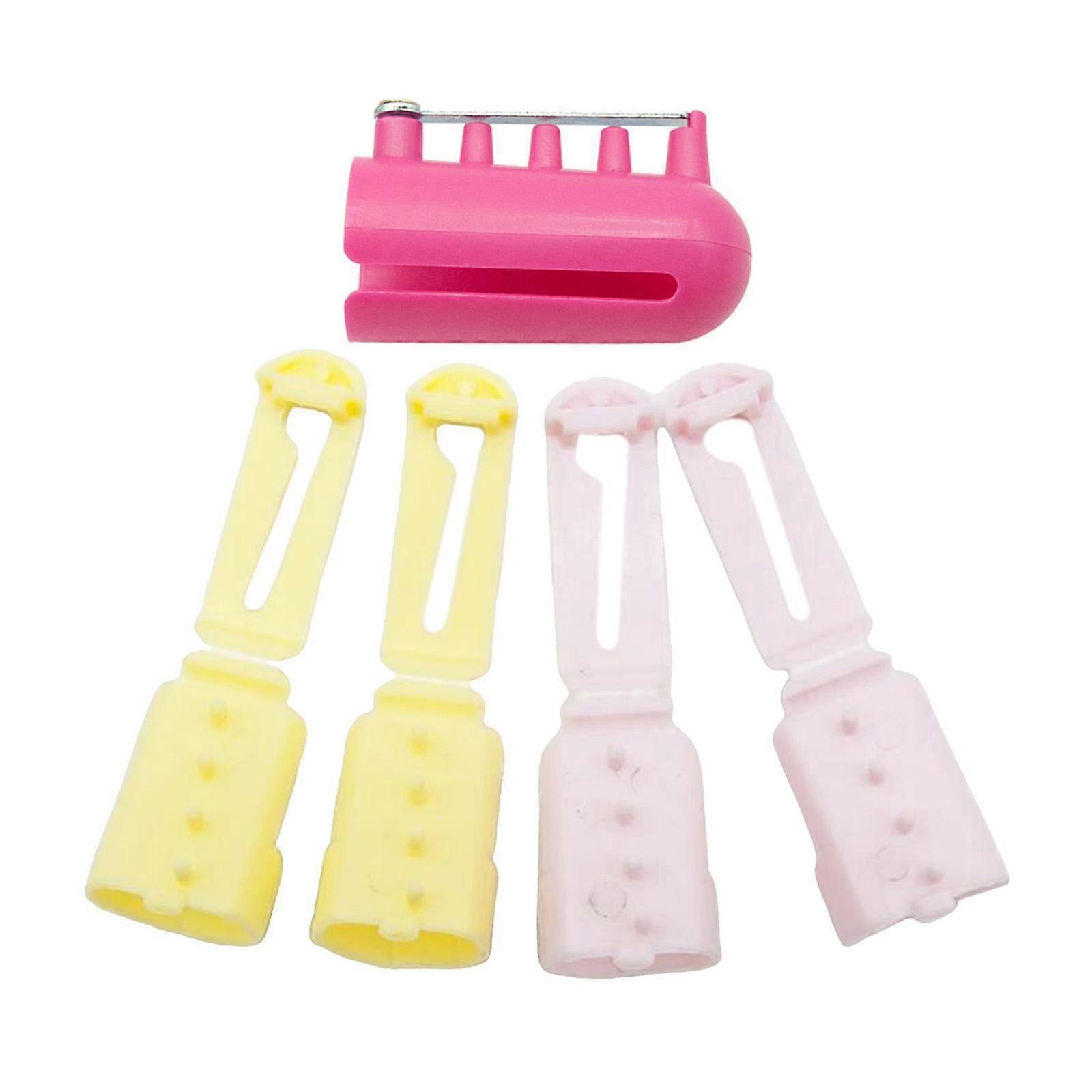 5 Pieces Knitting Thimble Knitting Yarn Thread Guide Finger Ring Knitting