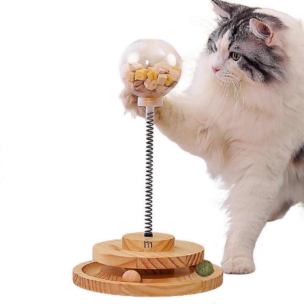 Interactive Cat Ball Toy for Indoor Cats - Durable, Colorful, Interactive Playball for Exercise and Fun