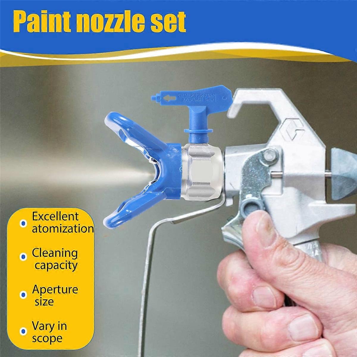 Airless Paint Nozzles Set,Reversible Spray Tips Airless Paint Sprayer