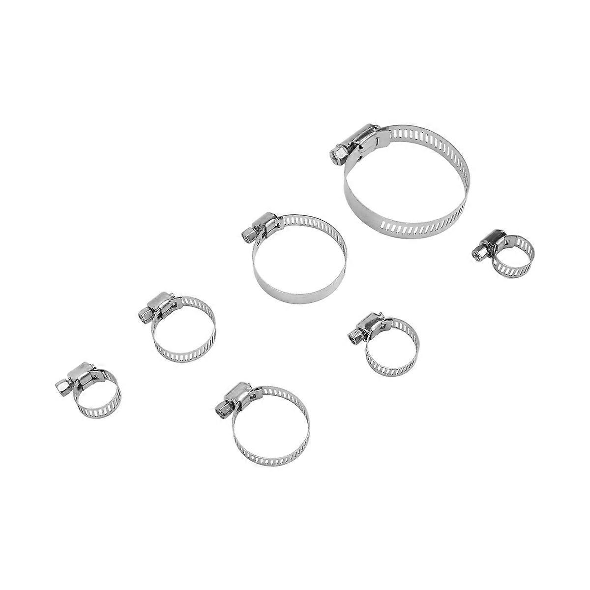 80pcs Hose Clips Pipe Clamps 8mm-51mm Hoop Clamp Hose Clamp Set