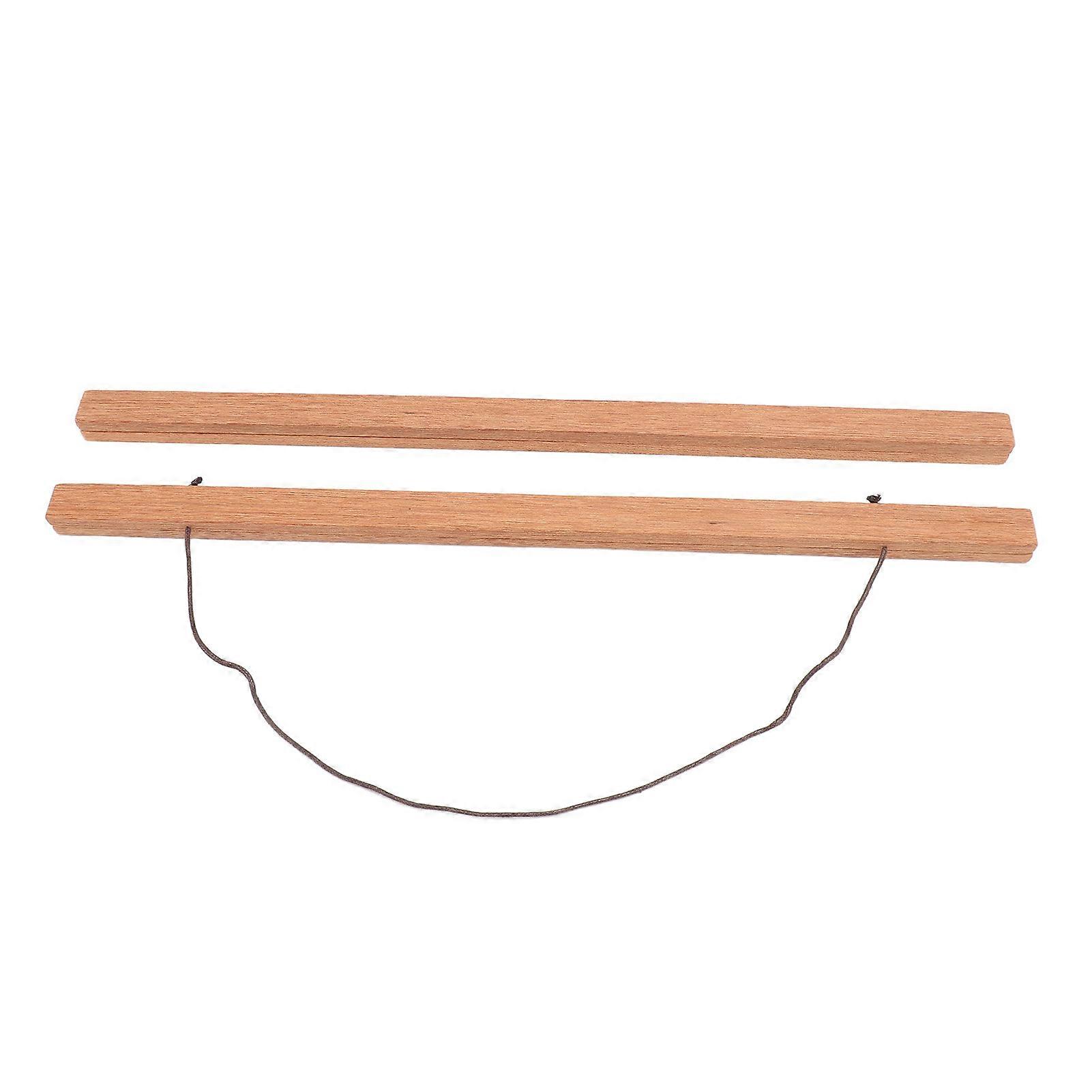 Teak Wood Magnetic Poster Hanger Frame Wooden Magnetic Hanger Frame for Posters Prints Photos Pictures Maps Scrolls and Canvas Artwork 40cm / 15.7in