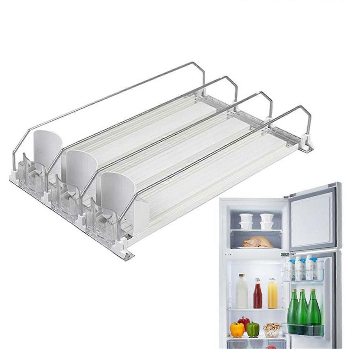 Refrigerator Beverage Dispenser Self-Propelled Beverage Organizer