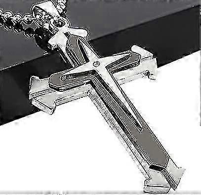 Men's Titanium Cross Necklace
