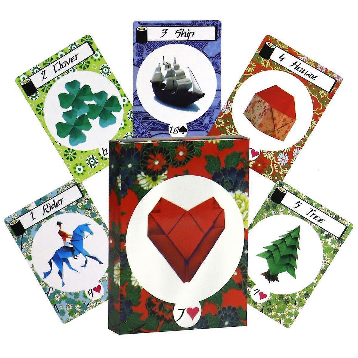 Origami Lenormand Deck: Fortune Telling Cards Divination Set