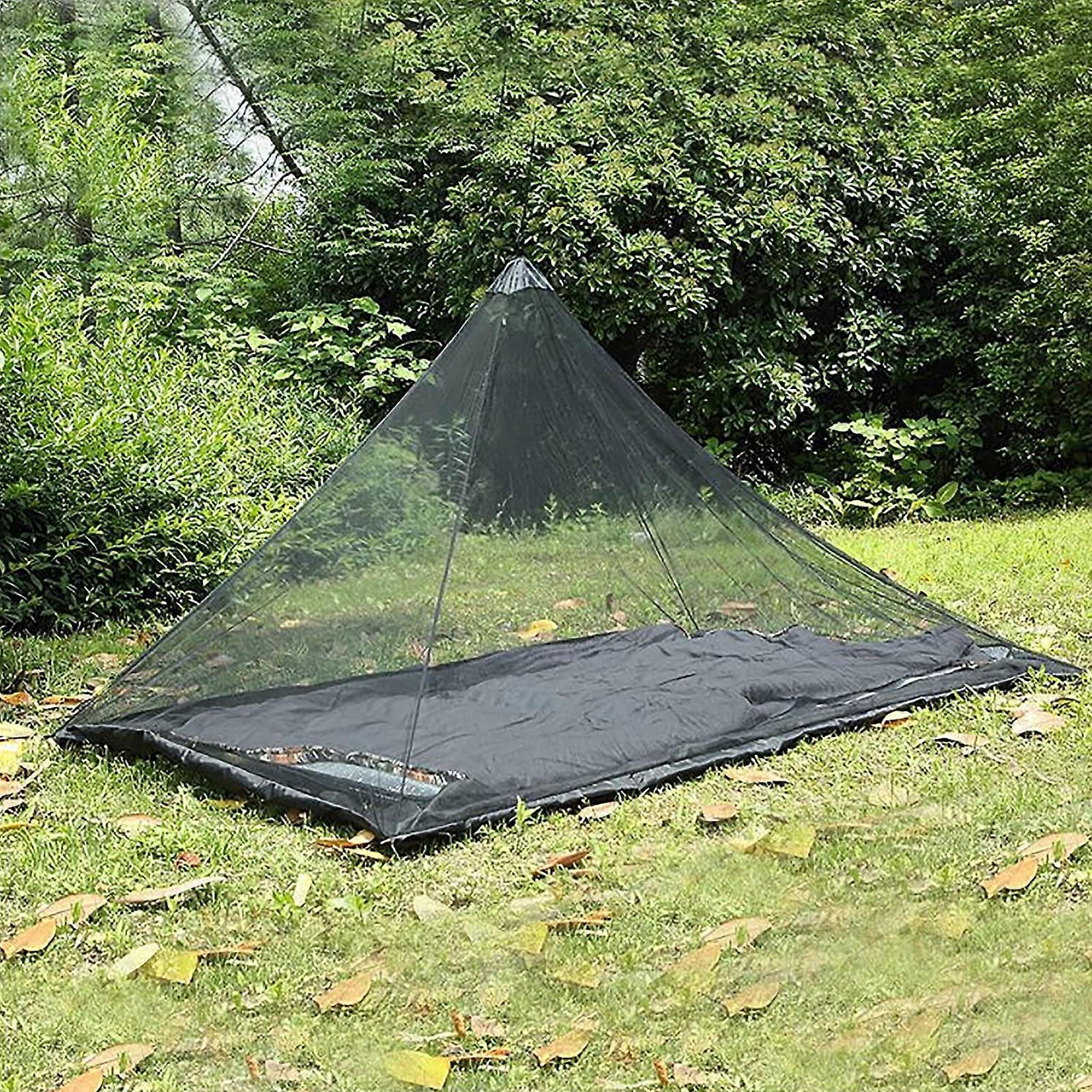 Mosquito Mesh Net Camping Tent Shelter with Carry Bag, Outdoor Screen House Canopy Netting for Patios and Events
