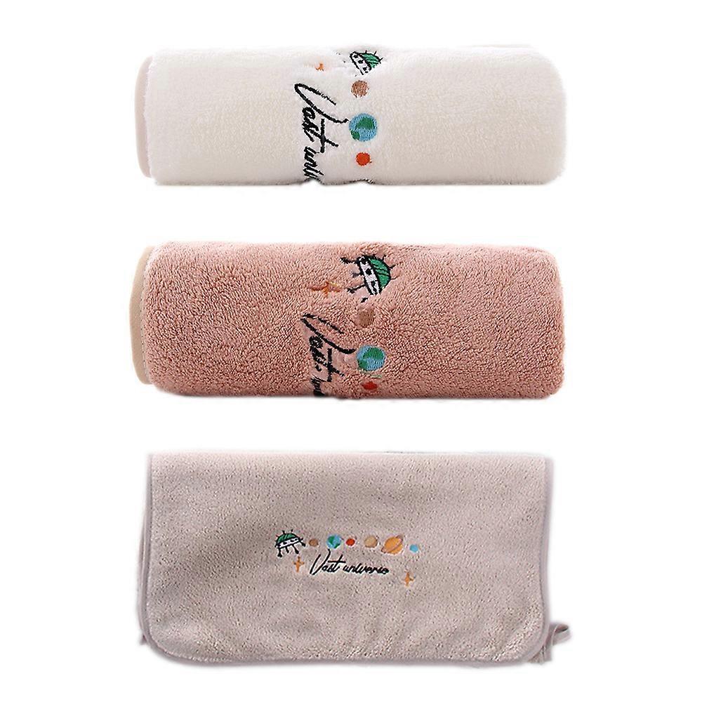 3pcs embroidered towels-35 x 70 cm