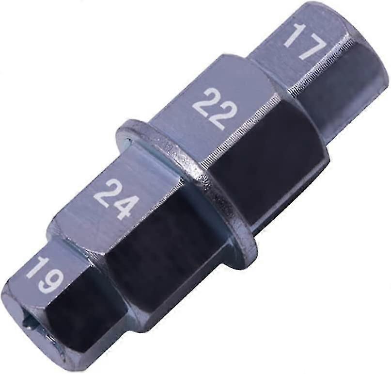 Motorcycle Front Wheel Axle, Wheel Axle Wrench,socket,hexagonal Axle(silver)