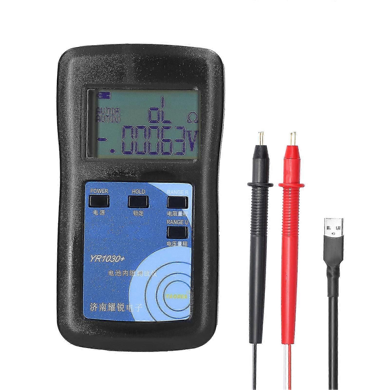 Yr1030+ High Accurancy Lithium Battery Internal Resistance Test Instrument True 4-wire Battery Internal Resistance Tester