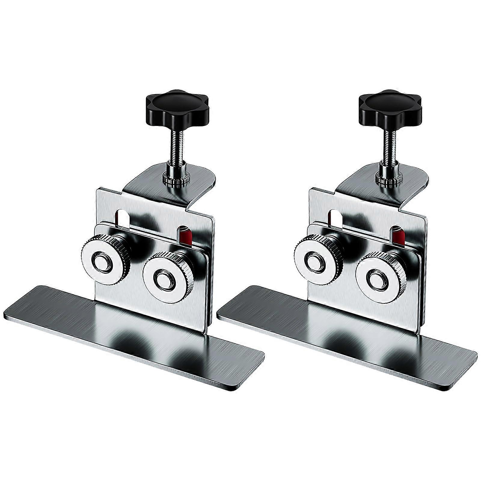Quick Cabinet Door Installation Tool - Adjustable Jig Height for Cabinet Hinges & Doors