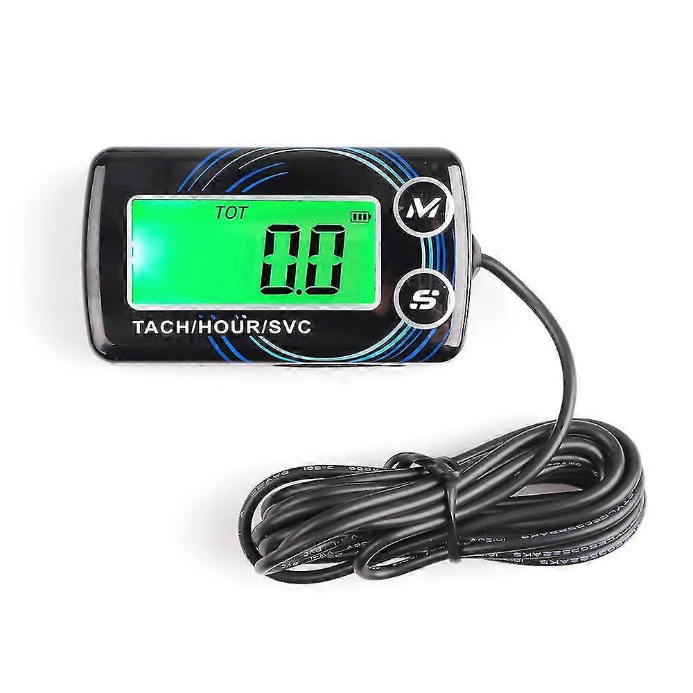 Digital Tach Hour Meter for Motorcycle Boat Engine Waterproof