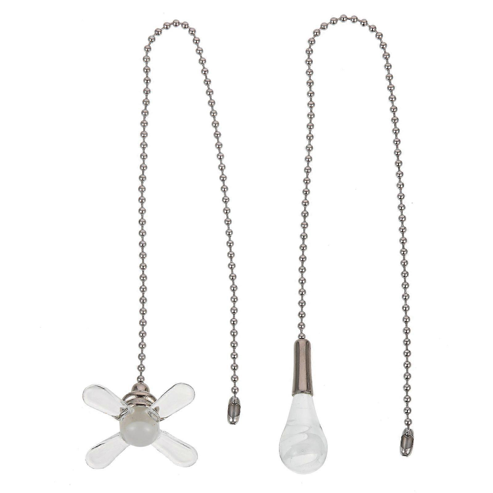 2pcs Ceiling Fan Pull Chains Decorative Fan Pull Ceiling Fan Pull Extension Chains
