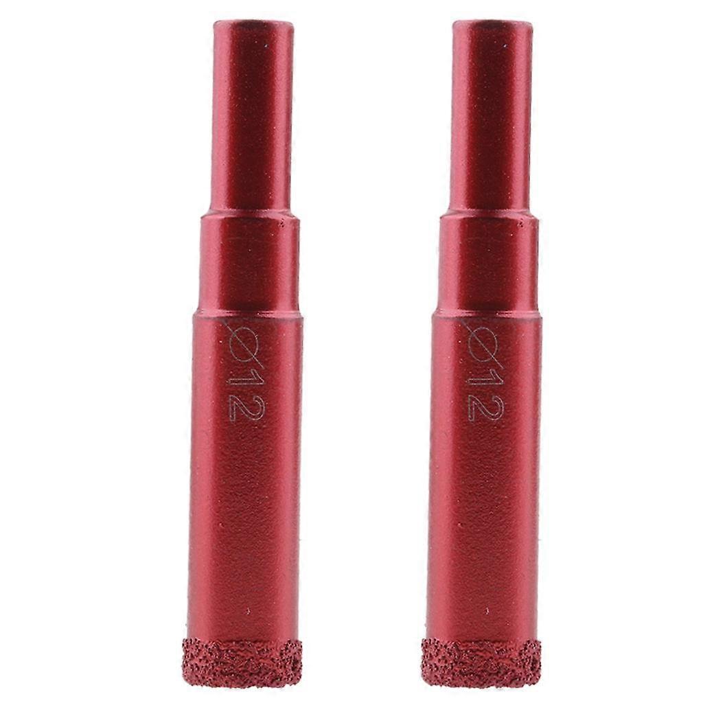 2 Pcs Drill Ceramic Marble Tool 12mm