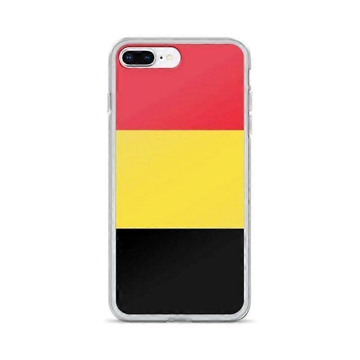 iPhone Case - Belgium - Flag - Soft - Multicolor - Compatible with iPhone 8 Plus