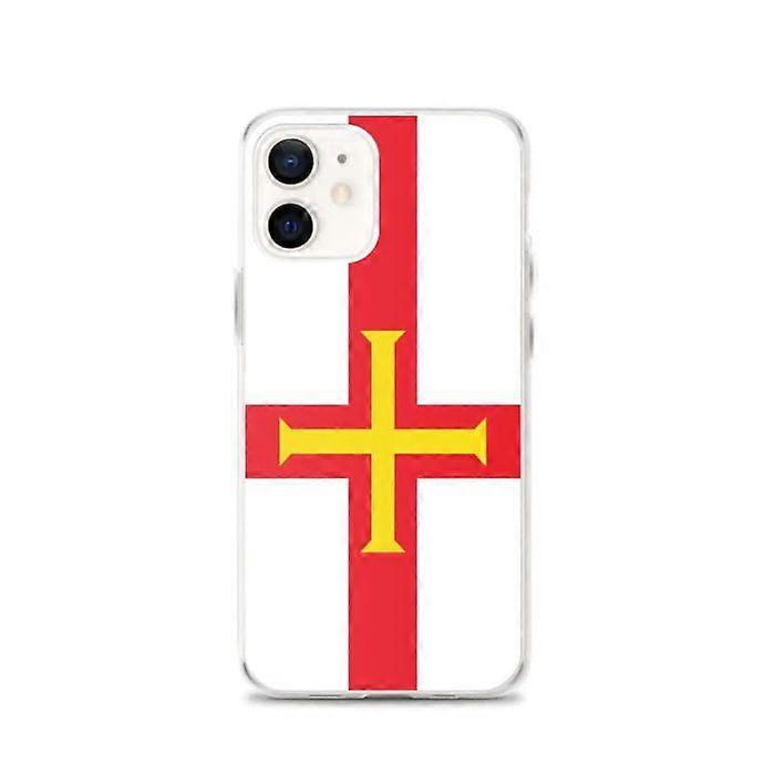 iPhone 12 Case - Guernsey Flag - Soft Silicone - Full Protection - Lightweight Design