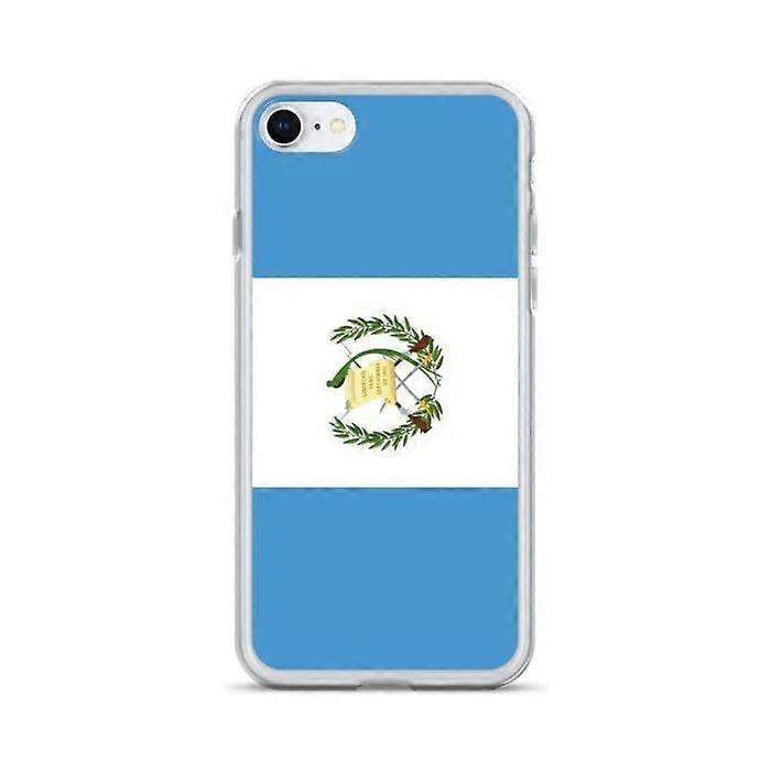 iPhone Case - Guatemala - Flag - Flexible - Multicolored - Compatible with iPhone 8
